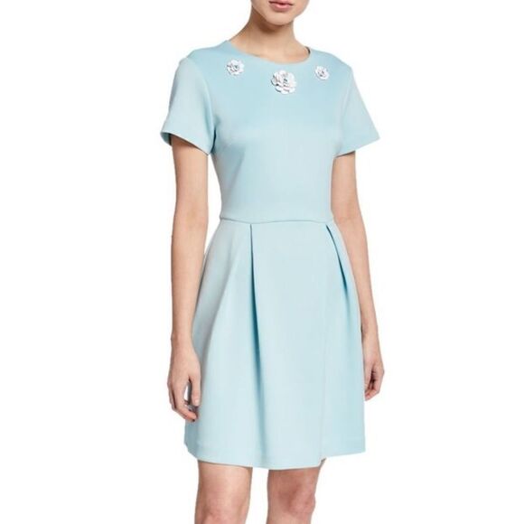 Betsey Johnson Embellished Blue Dress - Picture 1 of 5